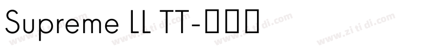 Supreme LL TT字体转换 Supreme LL TT字体转换